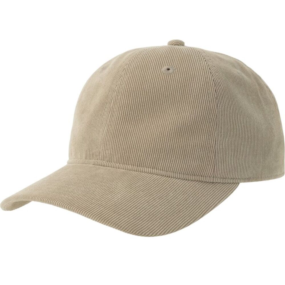 Atlantis Unisex Adult Creep S Corduroy Recycled Baseball Cap / Stone